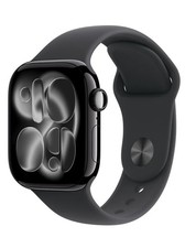 Apple Watch Series 11, 46 mm, Jet Black, GPS [2025] - Black Sports Band M/L