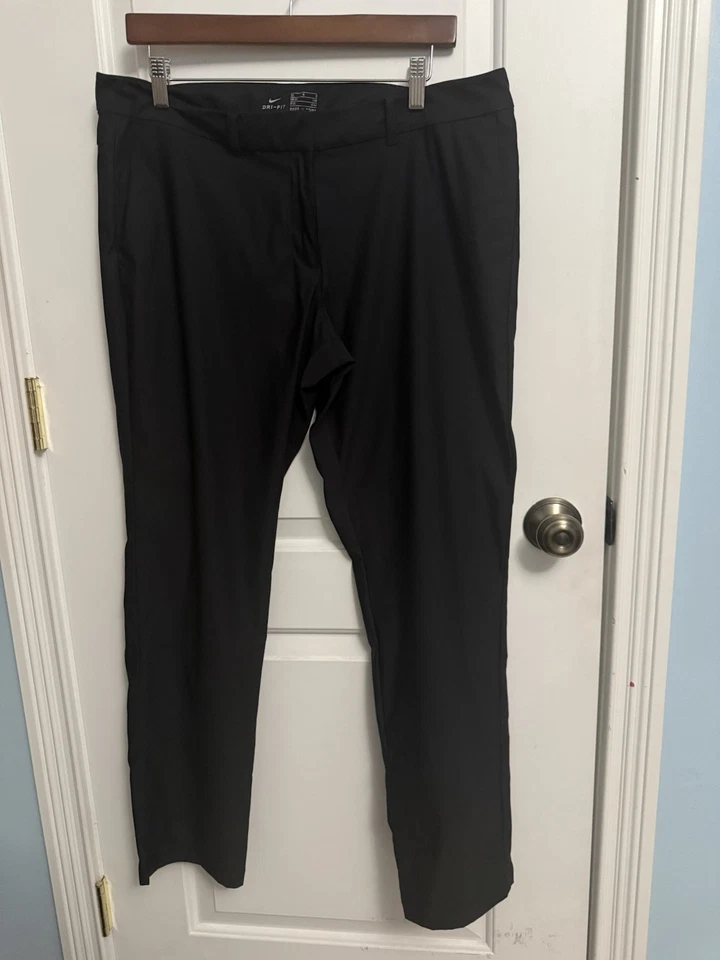 Pantalones negros de golf Nike Dri Fit Performance para mujer talla 12   Foto 2 de 4