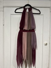 Weissman Thunder 10791 Dance Costume Adult Small SA Burgundy Lyrical Ballet
