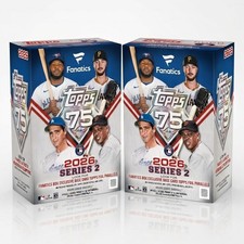 2 PACK- 2026 Topps Series 2 Baseball Factory Sealed Fanatics Exclusive Value Box
