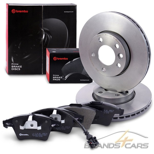 Brembo Bremsscheiben +BelÄGe Vorne FÜR VW Camper Multivan Transporter BUS T5 T6-image