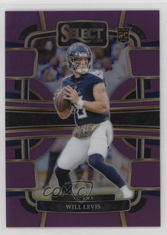 2023 Panini Select Concourse Purple Prizm 19/75 Will Levis #96 o8g