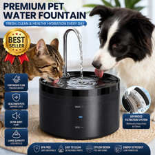 Cat Water Fountain: Dog Bowl Fountains - Automatic Pet Dispenser