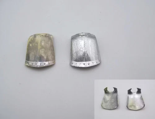 PLAYMOBIL (L82c05) MIDDLE AGES - Lot 2 Chest Armor Breastplate Vintage Damaged Worn