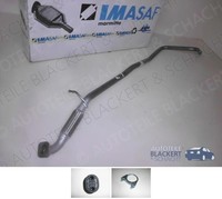 Imasaf Auspuff Mittelrohr MSD für Ford Fiesta V (Jh/Jd) 1.3