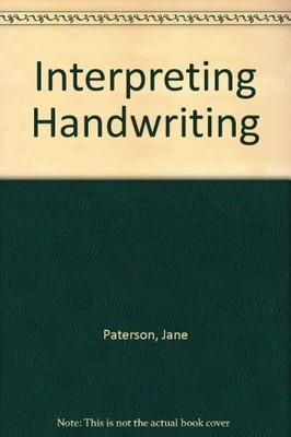 Interpreting Handwriting,Jane Paterson