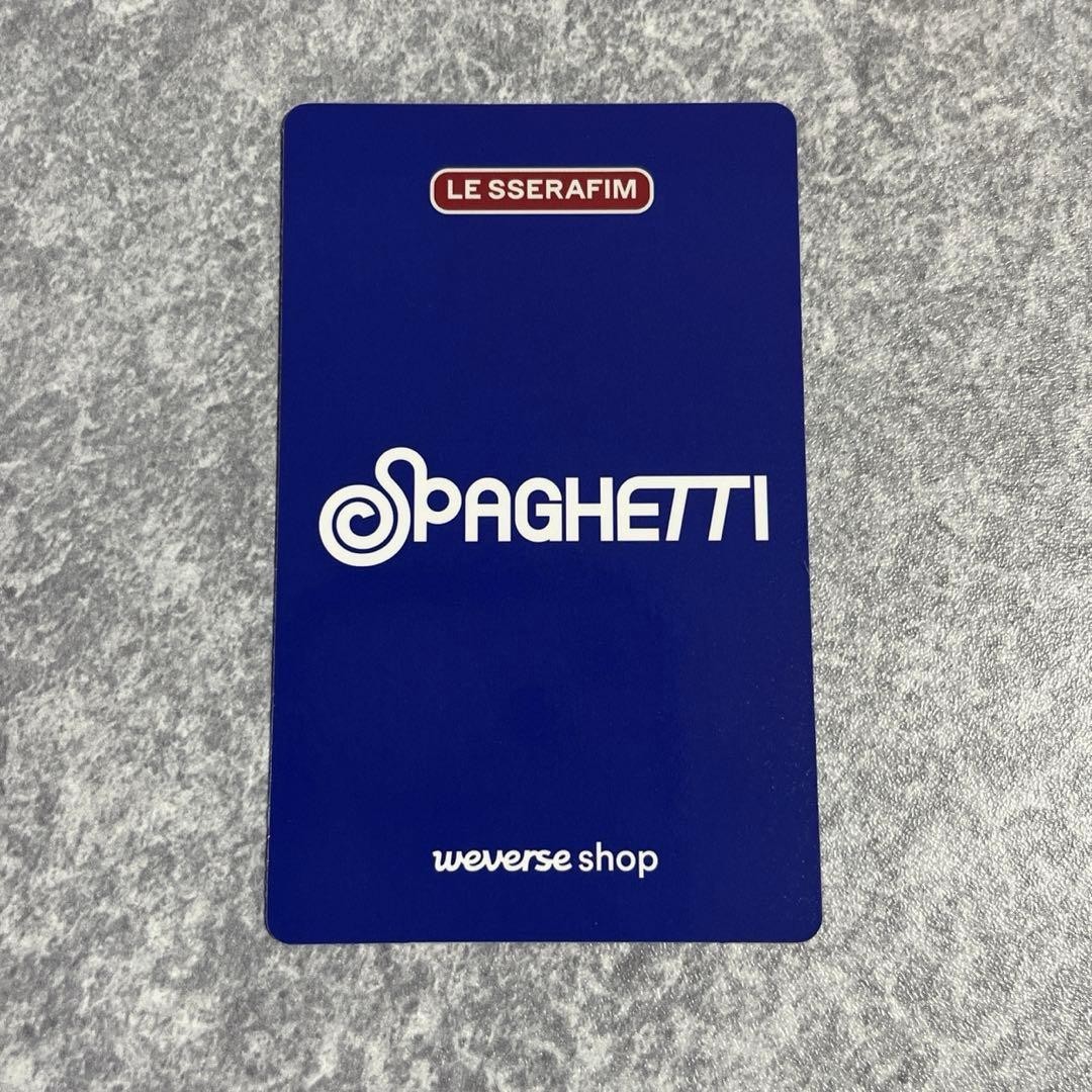 LE SSERAFIM YUNJIN SPAGHETTI kakaotalk Photocard PC Photo card