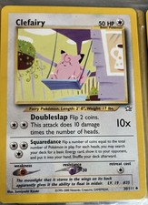 VINTAGE POKEMON CARD Clefairy 30/111 Neo Genesis Regular