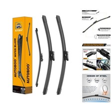 All-Weather Windshield Wiper Blades: 24, 20, & 15 Inch Set for Porsche Macan
