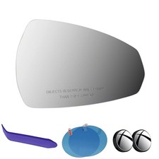 EAP Passenger Side Mirror Glass Compatible with Audi A3, A3 Passenger - Heated