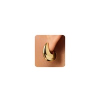 Ohrringe Gold Creolen 14 Karat Vergoldet Ohrringe Damen Stecker Hypoallergen ...