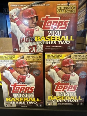 3 - 2020 Topps Series 2 Two Baseball Blaster Boxes - New Sealed - 3 box lot