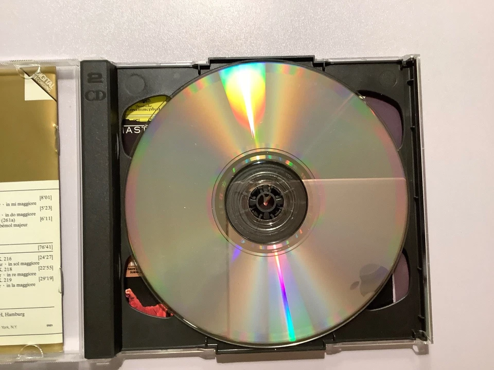 Mozart - The 5 Violin Concertos 2CD 1986 Deutsche Grammophon Classical - Image 2 of 4