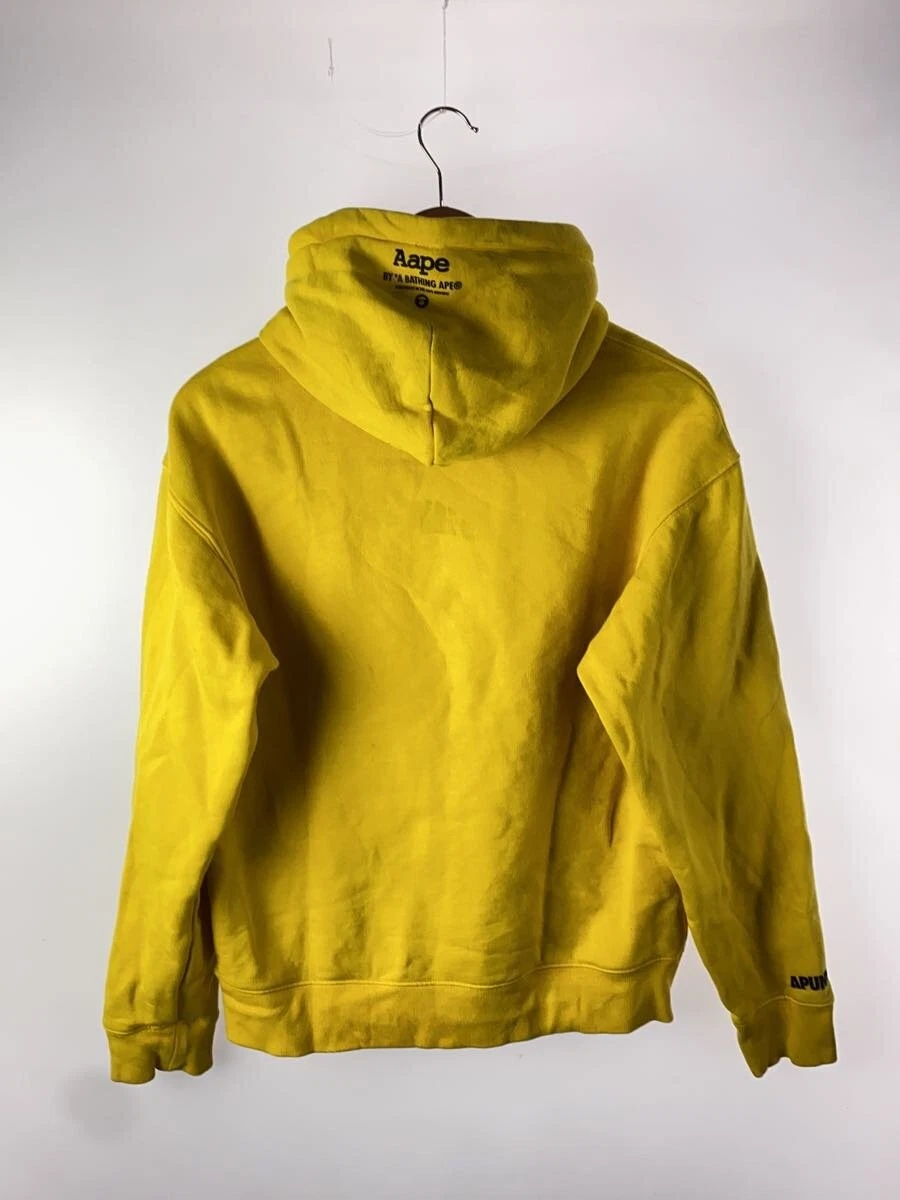 A BATHING APE (BAPE) AAPE BY A BATHING APE pullover felpa con cappuccio giallo S