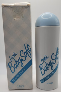 Vintage Loves Baby Soft 6 fl oz Foaming Bath, 1/2 full
