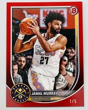 Jamal Murray TRUE RED Refractor #1/5 2025 Bowman #101 1st On Print