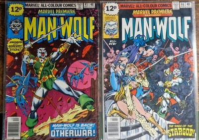 Man-Wolf #45 & #46 Marvel Premiere UK Variant
