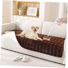 Waterproof Dog Bed Cover Non Slip Couch Covers for Dogs 36" x 74" 1 Pack Brown