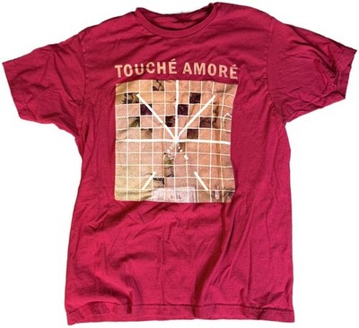 Touché Amoré T Shirt Post Hardcore Band Merch Red Graphic Tee Small