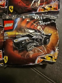 6x Lego Shell V Power Ferrari COMPLETE SET Retreat Polybag RED WHITE YELLOW BLACK