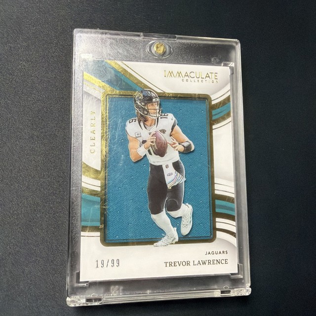 2023 Clearly Immaculate Trevor Lawrence Jumbo Patch #/99 Jacksonville Jaguars