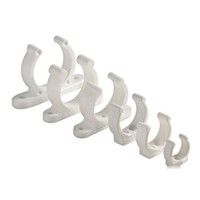 Clip Aus Kunststoff Schwere Ausfuhrung Weiß 40 Mm - 10 Pc Osculati - 34.354.01