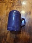 Fiestaware Discontiued Large Salt Shaker Plum Crazy Purple Eggplant Collector