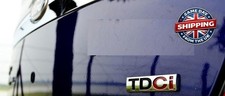 Distintivo cromato posteriore Ford TDCI per Transit Fiesta Focus C-Max Mondeo S-Max Galaxy