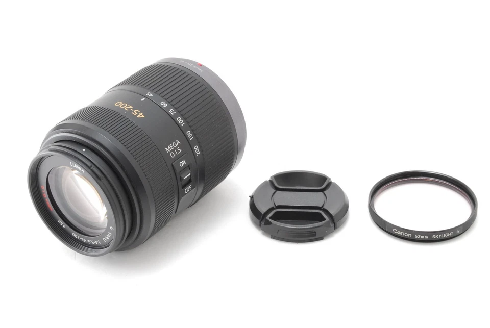 [NEAR MINT] Lumix G VARIO 45-200mm f/4-5.6 MEGA O.I.S. H-FS045200 FROM JAPAN - Image 3 of 4