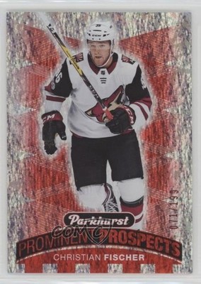 2017-18 Parkhurst Prominent Prospects Red 71/199 Christian Fischer Rookie RC 6eg