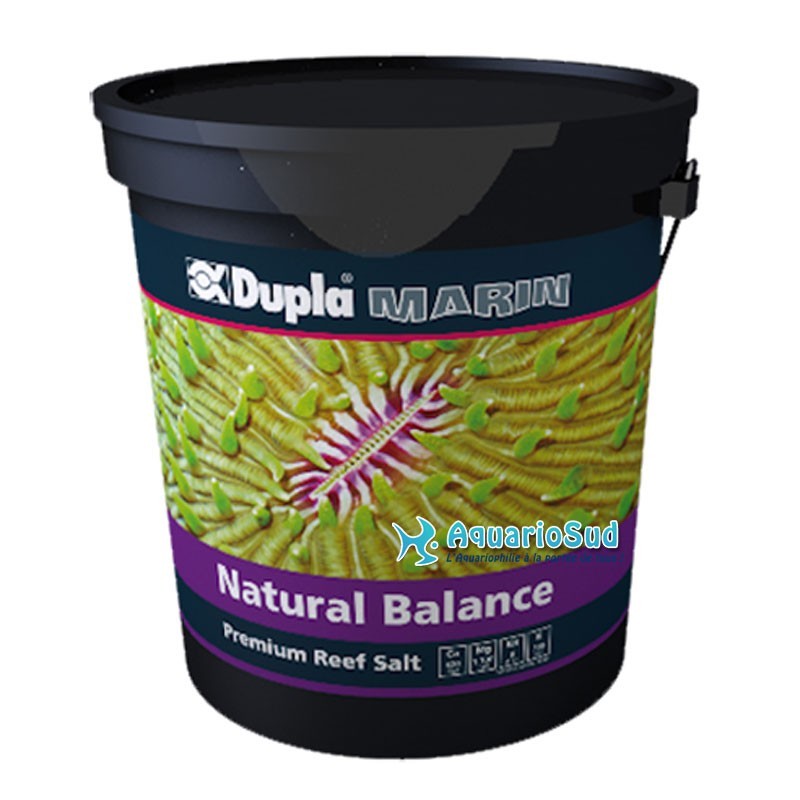 Sel de mer Dupla Reef Salt Natural Balance de 20 Kg pour aquarium récifal