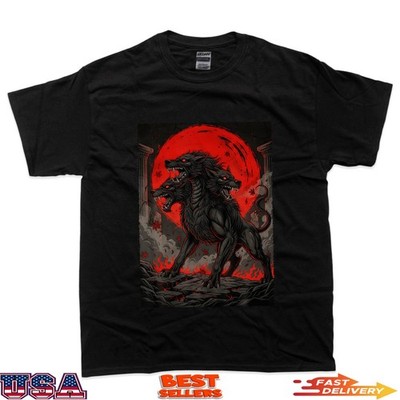 Cerberus Underworld Greek Mythology Hellhound Edgy T-Shirt