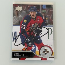 2014-15 Upper Deck Dave Bolland #334 Auto Autograph Signed Florida Panthers