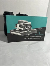 1940’s BELL & HOWELL INSTRUCTION MANUAL CATALOG FOR project or view 710 slide