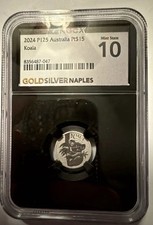 2024 P125 Australian Koala Pt$15 Platinum 1/10oz NGCX MS10 Top Pop 2772.80 per troy oz