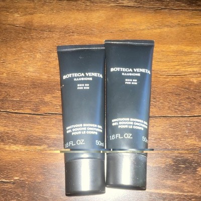 Bottega Veneta Illusione Unctuous Shower Gel 1.6 fl oz Travel Size Lot 2