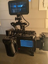 Black Magic Pyxis 12K L Mount with Monitor, Battery  Cage FLAWLESS