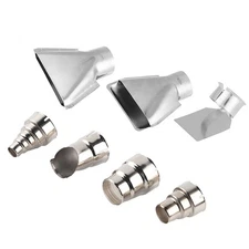 7Pcs 35-40mm Heat Gun Nozzles Replacement for Hot Air Soldering Station Repairs