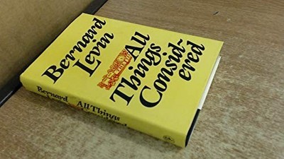 All Things Considered by Levin, Bernard Hardback Book The Fast Free Shipping