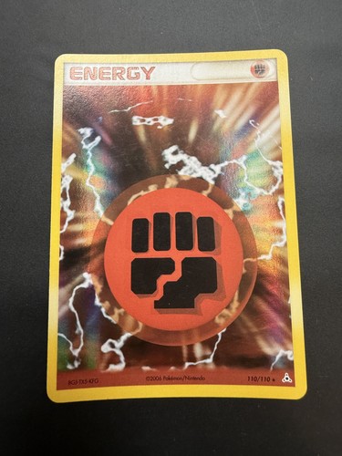 Pokemon Fighting Energy EX Power Keepers #108/108 LP - Print line*