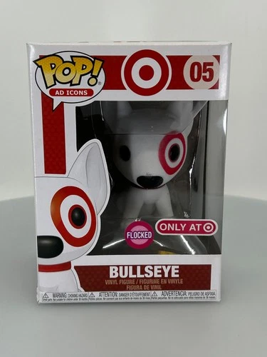 Funko POP! Ad Icons Bullseye Flocked #5 Target Exclusive Vinyl Figure DAMAGED