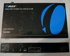 OREI 1x2 HDMI Extender Splitter 4K by Multiple Over Single Cable CAT6/7 4K 60Hz