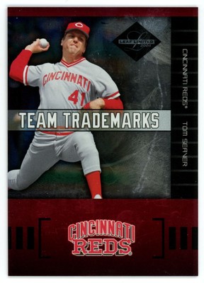 2004 Leaf Limited Team Trademarks Tom Seaver 045/100 Cincinnati Reds #TT-7
