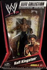 RARE SEALED NEW IN BOX WWE MATTEL ELITE SERIES 4 KOFI KINGSTON FIGURE US3