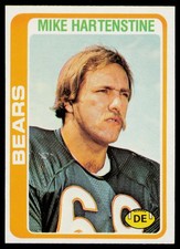 1978 Topps #72 Mike Hartenstine Chicago Bears Card