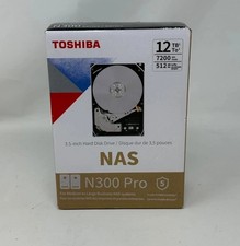 Toshiba N300 Pro 12TB NAS Hard Drive SATA 3 6Gb/s 7200 RPM 512MB Cache