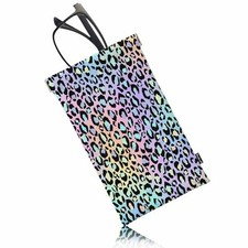 Dragonfly Glasses Case Lightweight Glasses Cases PU 7.3x4.7 Inch Leopard Print