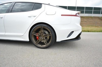 Maxton Design Diffusor Flaps passend für Kia Kia Stinger Gt / GT-Line Mk1 schwar