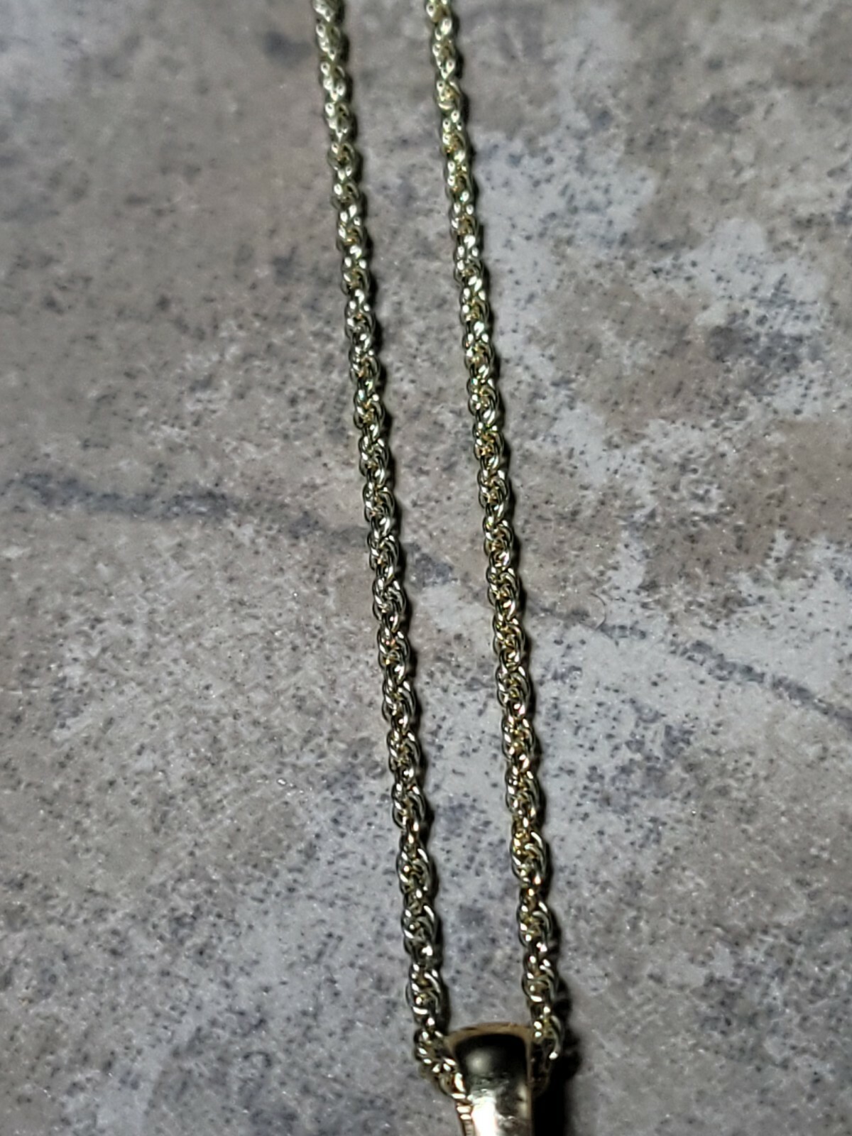 Triangular Crystals in Square Pendant Shape Neckl… - image 9