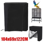 Waterproof Large Bird Cage Cover Parrot Cage Seed Catcher Washable Dustproof